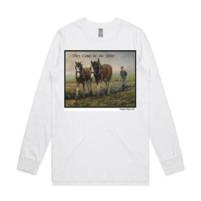 shire horses long sleeve Thumbnail